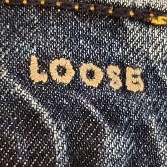 American Eagle AE Jeans Mens Size 32x34 Medium Wash Loose 5-Pocket Easyflex - Picture 10 of 13